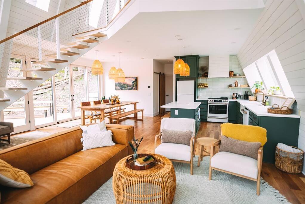 Dunlap Hollow A-Frame Rockbridge Экстерьер фото